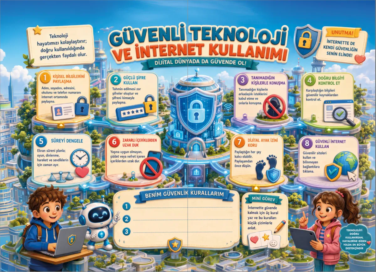 Çocuklar İçin Güvenli Teknoloji, Güçlü Gelecek Rehberi kapak görseli