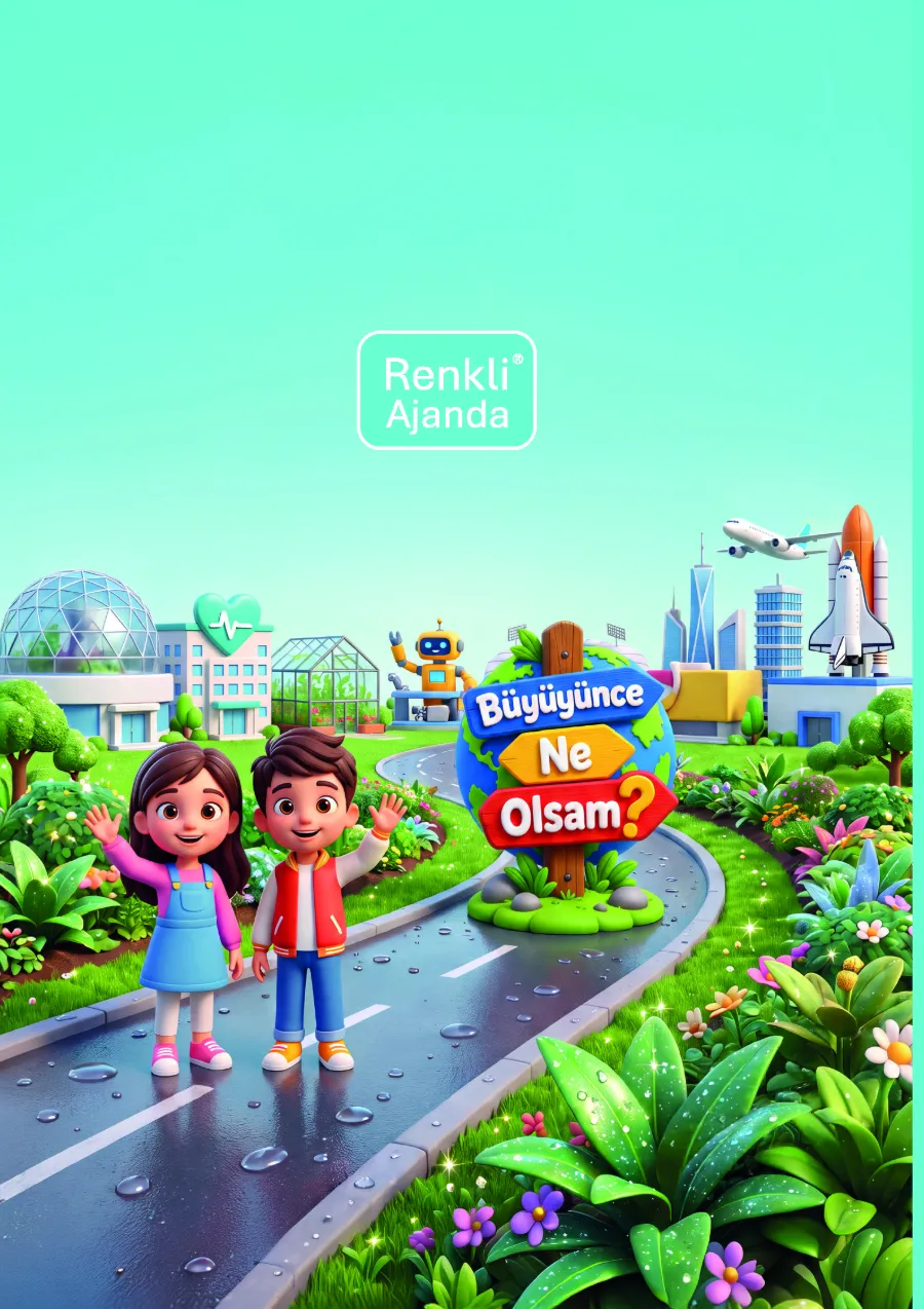 Büyüyünce Ne Olsam? — Renkli Ajanda Arka Kapak
